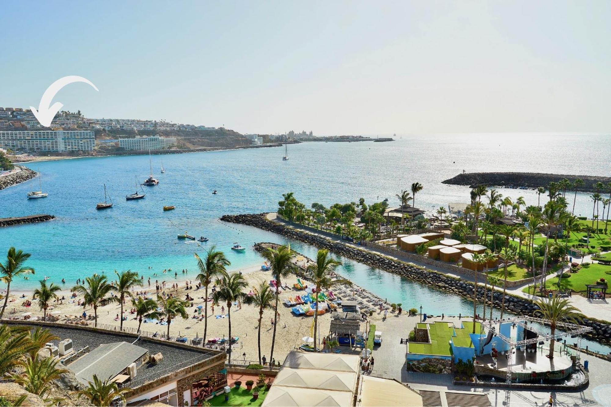 Brand New - Glass Apt - Ocean Views Patalavaca Ngoại thất bức ảnh
